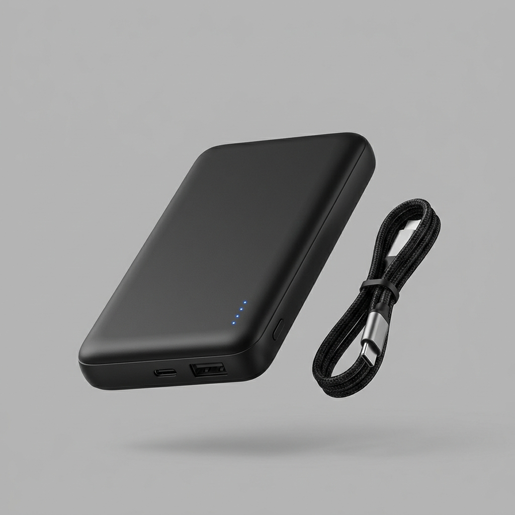 SUWANO モバイルバッテリー 10000mAh|PD急速充電 軽量・薄型 2台同時充電