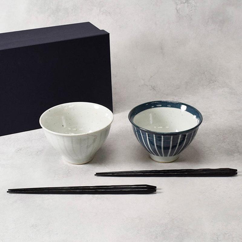 和の陶器 茶碗 ペアセット（2個組）
